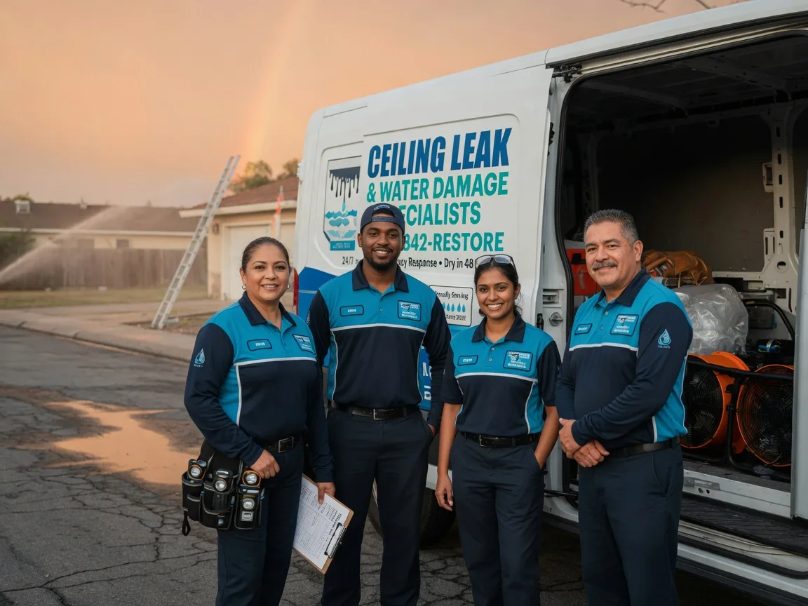 Ceiling Leak Cleanup company in Humboldt, IL